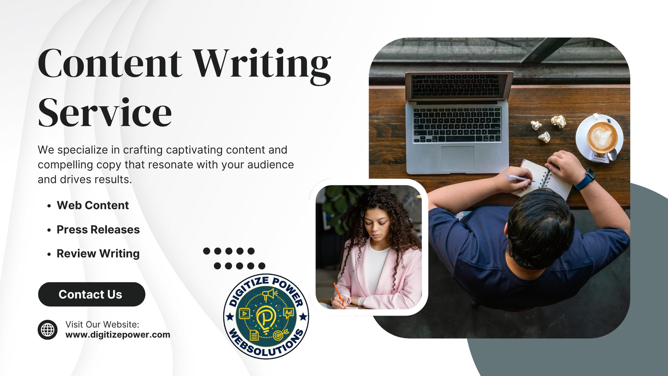Content Writing Service - Digitize Power