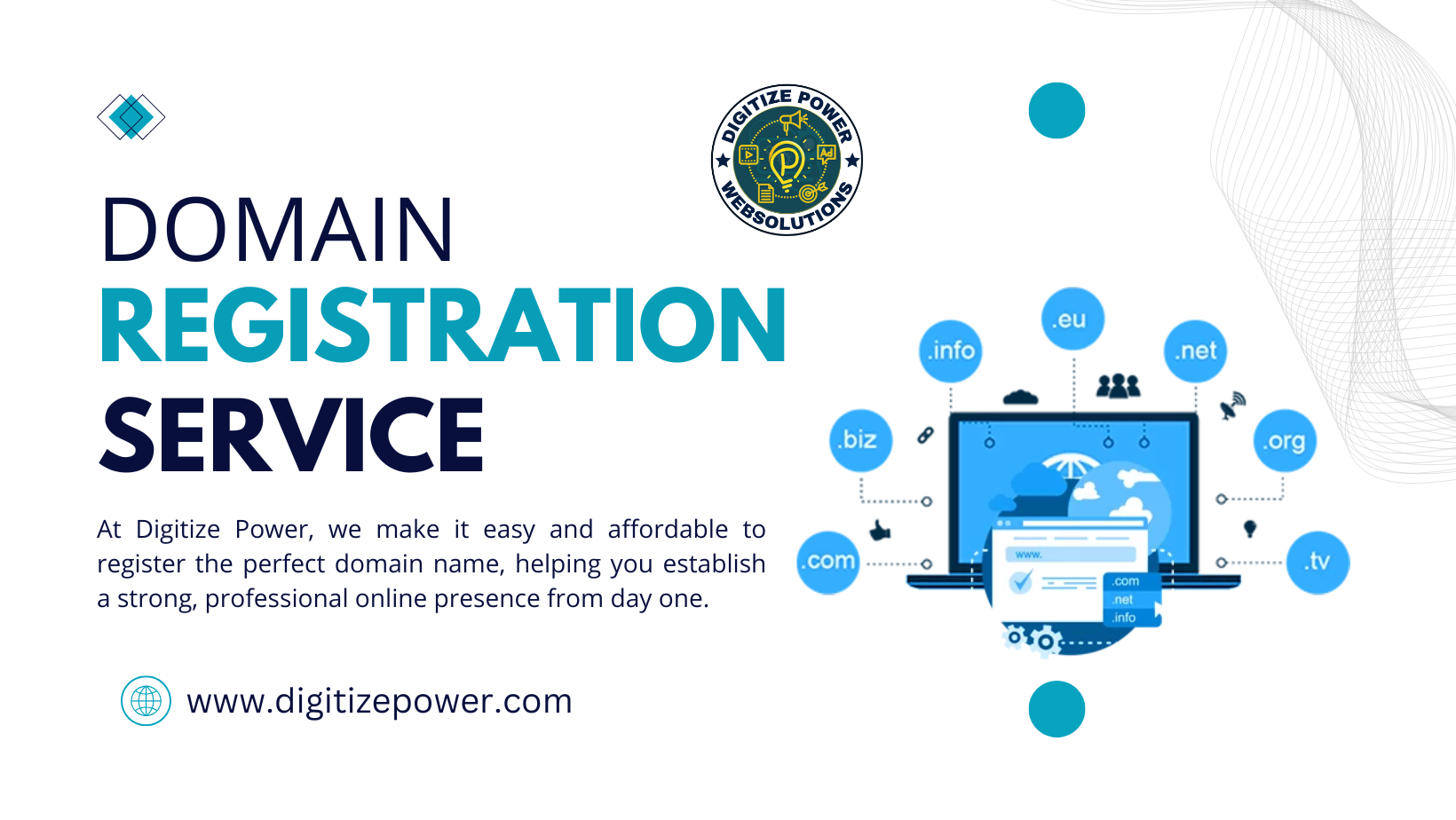 Domain Registration Service - Digitize Power